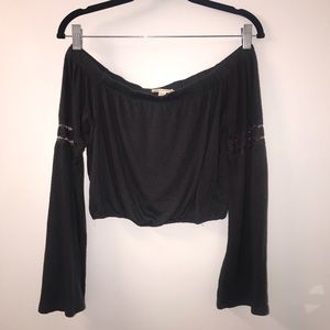 Pacsun Strapless Cropped Top
